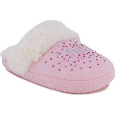 Children's Shoes Juicy Couture Little Girls Chowchilla Slip On Logo Slippers Light Pink Light Pink