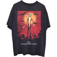 Nightmare Before Christmas Jack Skellington Sun Logo T-Shirt Black