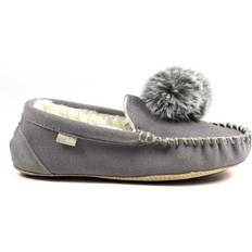 Suede Slippers Bessie Suede Slippers Grey