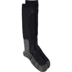 Seger Strømper Seger Alpine Mid Wool Compression Black Størrelse 43/45