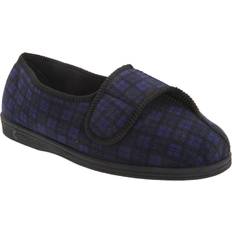 Comfylux Georgie Superwide Slippers Navy