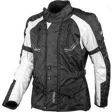 5XL Motorcycle Jackets GMS GMS-Moto Taylor, Textiljacke wasserdicht Schwarz/Beige