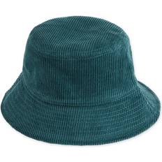 Men - Turquoise Hats Corduroy Bucket Hat - Teal Green