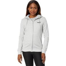 Puma Women Sweaters Puma Essentials Full-Zip Women's Hoodie in Light Grey Heather, Light Gray Heather