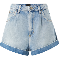 Lee Jeansshorts Pleated Short Blå