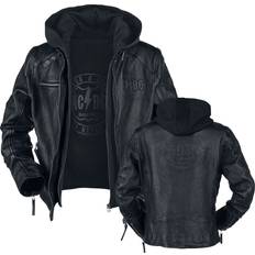 AC/DC Rock & Roll Will Never Die Leather Jacket black