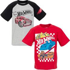 Children's Clothing Hot Wheels Hot Wheels Toddler Boys Pack Graphic T-Shirts Gray/Red 2T