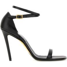 Burberry Black Leather Sandals