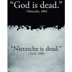 Grey Posters Close Up God Is Dead 61 x 91.5 cm Poster