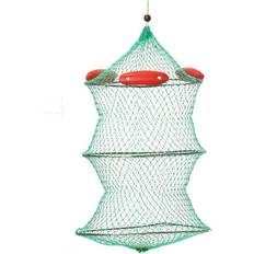 Wejoy Fishing Net Tackle Folded Portable Trap Cage Boat Fishing Accessories Three Floating Ball Casting Network