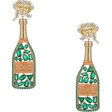 Beige Earrings Eye Candy LA Luxe Collection Drop Earrings - Champagne