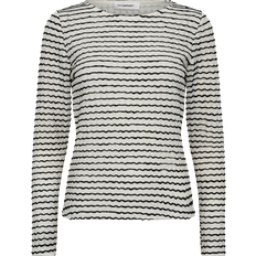 Co'Couture co’couture Topp Alanicc Contrast Blouse Vit