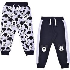 Disney Black Pants Disney Disney Boys Jogger Pants Set Athletic Sweatpants with Mickey Mouse Print Black/Grey