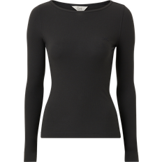 Lee T-shirts Lee Top LS Boat Neck Sort