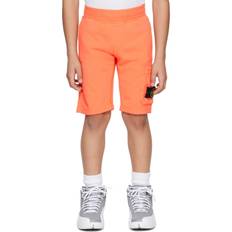 Stone Island 164 Børnetøj Stone Island Coral Orange Compass Patch Shorts