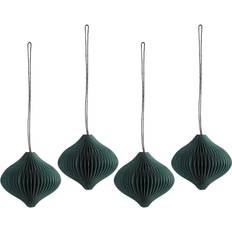 Scandi Living Onion baubles 4-pack Forest