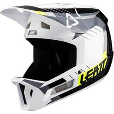 LEATT MTB Gravity 2.0 Full Face Helmet, White/Black