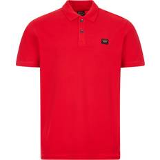 Paul & Shark Cotton Piqué Polo Shirt Rød