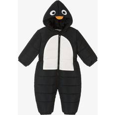 Polyester Jumpsuits Stella McCartney Kids Baby Printed Puffer Playsuit - Black