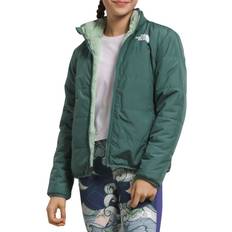 Gray Outerwear The North Face Girls' Reversible Mossbud Swirl Dark