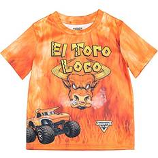 Tops Monster Jam Monster Jam Toddler Boys Graphic T-Shirt Orange 4T