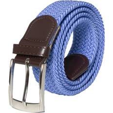 Blue - Unisex Belts Enzo Unisex Belt Light Blue Elastane