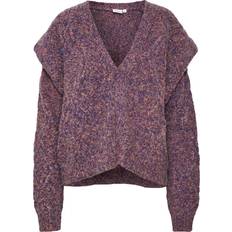 Lila Cardigans Saint Tropez OlluSZ Cardigan Violett Größe für Damen