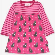 Toby Tiger Organic Kitten Print Dress 4-5y 110cm