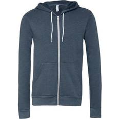 Canvas - Unisex Jumpers Fleece Full Zip Hoodie Navy