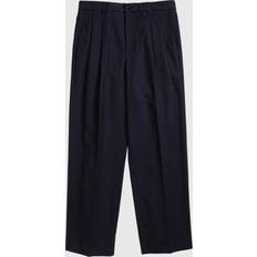 Norse Projects Tøj Norse Projects Benn Relaxed Cotton Wool Twill Pleated Trouser Mand Casual Bukser hos Magasin Blå