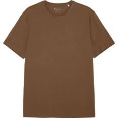 Knowledge Cotton Apparel Överdelar Knowledge Cotton Apparel Regular fit Basic tee Gots/vegan Herr Kortärmade