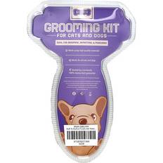 Cat And Dog Grooming Kit 1 Gel Rake And Nail Clipper Purple