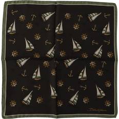 Herre - Multifargete Belte Dolce & Gabbana Multicolor Printed DG Logo Square Handkerchief