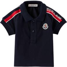 Babies Polo Shirts Moncler Enfant Baby Navy Tricolor Polo 12-18M