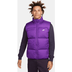 Nike Woman Vests Nike Nsw Club Puffer Vest, Disco Purple/white