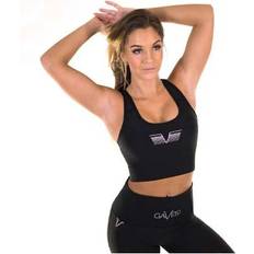 Plain Black Sports Bra