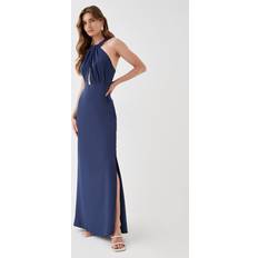 Aftenkjoler - Blå Coast Twist Halterneck Maxi Dress Navy