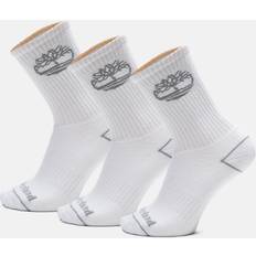 Timberland Underkläder Timberland All Gender 3 Per Pack Bowden Crew Sock With Tree Logo - White
