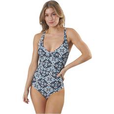 Blå - Dame Badedrakter Panos Emporio Marrakech Simi S, Navy/White, 38, Badeklaer