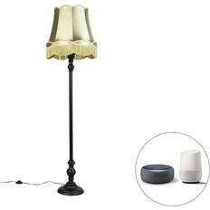 QAZQA Smart black Floor Lamp