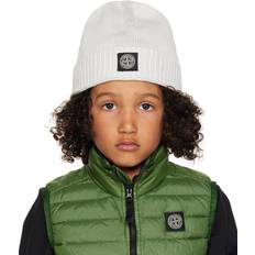 Stone Island Stone Island Junior Kids Gray Patch Beanie