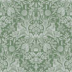 Green Wallpapers World of Wallpaper Woodland Damask (50342)