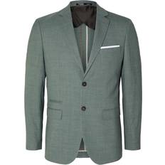 Hombre - Lino Blazers Selected Oasis Linen - Vert