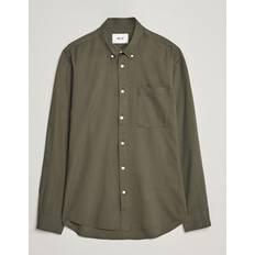 NN07 Arne Tencel Shirt Dark Green