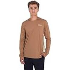 Bronze - Trainingsbekleidung Hurley Uv Långärmad T-shirt Atticus Ii Upf Brun