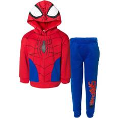 Marvel Children's Clothing Marvel Marvel Spider-Man Little Boys Fleece Pullover Hoodie & Pants blue/Red