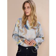 Cashmere Blouses Mos Mosh Rafa Florie Print Blouse, Cashmere Blue