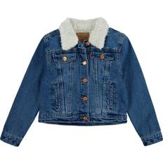 Levi's Black Outerwear Levi's Levi's Girls' Trucker Jacket, Bristol Sherpa