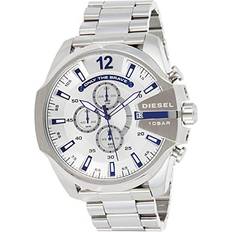 Diesel Watches Diesel DZ4477 Mega Chief Analog Display Silver