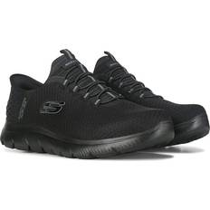 Skechers Men's Slip-Ins Summits Medium/Wide Black/Black Wide 2E